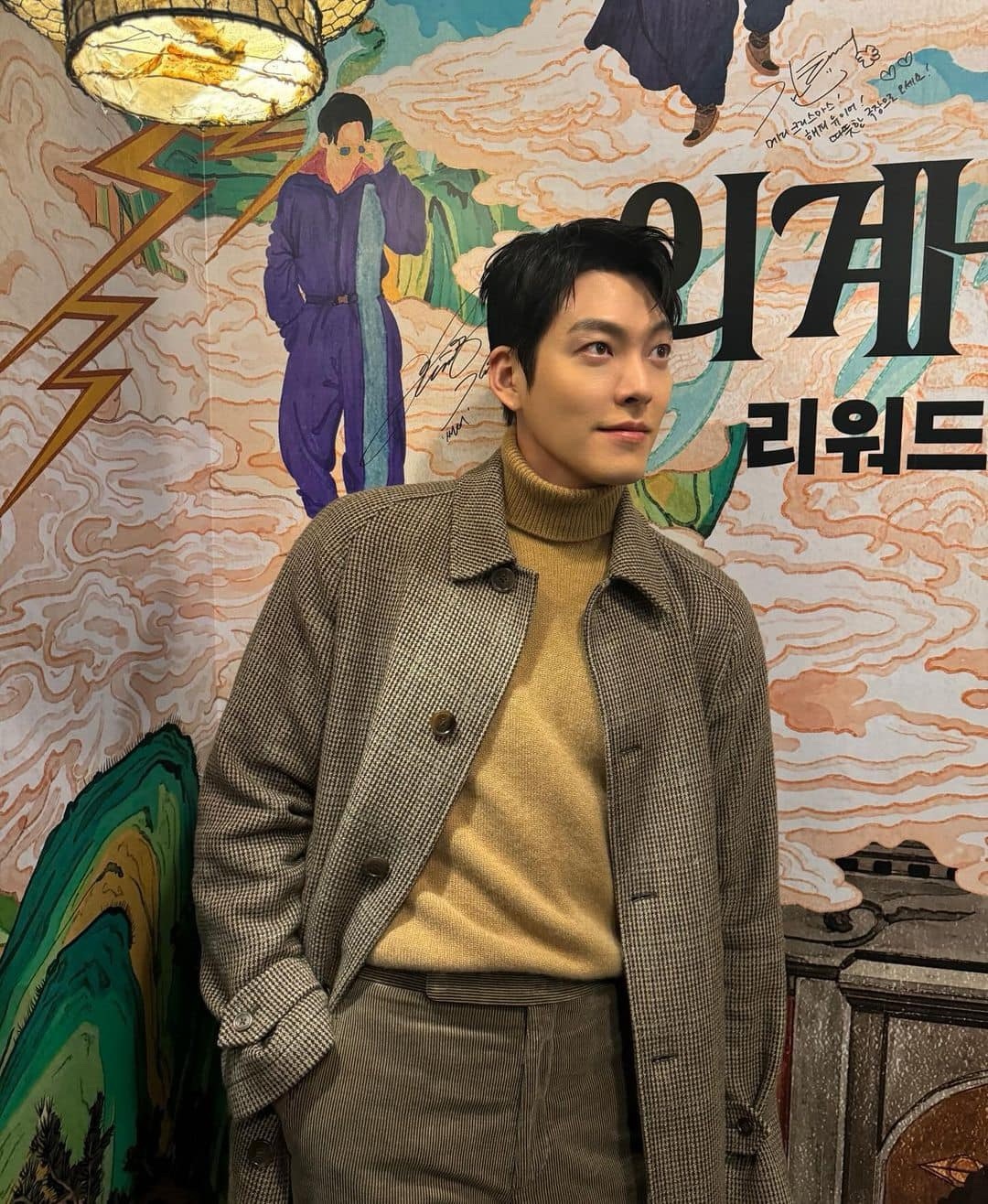 클래식+캐주얼 정석 체크코트🧥🌰​ 이미지