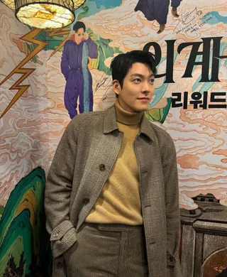 클래식+캐주얼 정석 체크코트🧥🌰​ 이미지