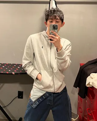이 날씨엔 후드집업도 이너행🛫 이미지