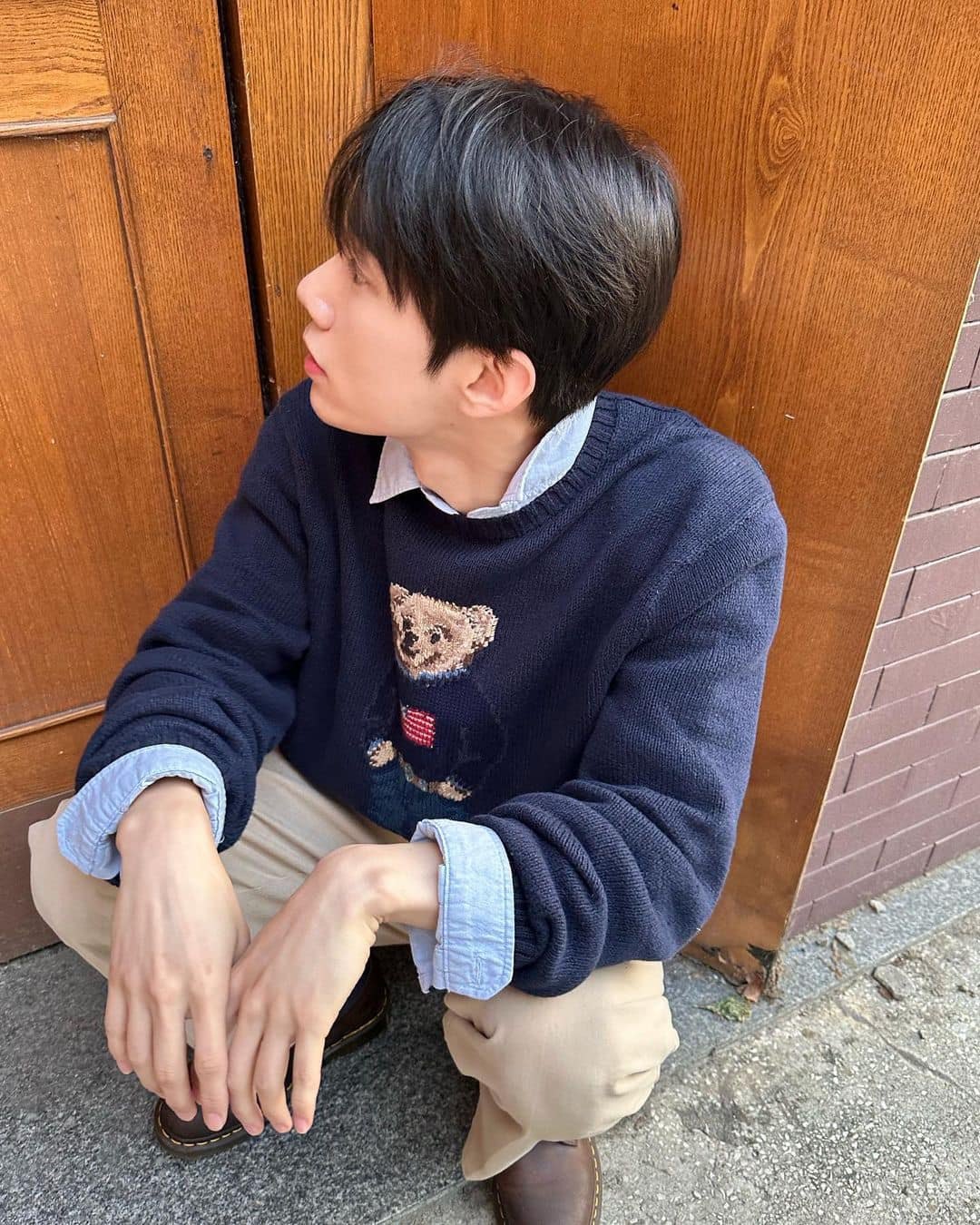 층층이 니트에 셔츠 레이어드🧶👔 이미지2