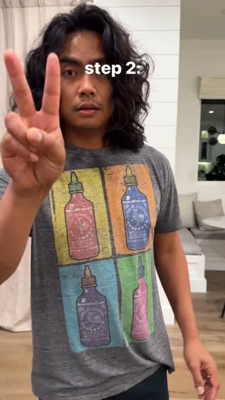10초 컷 슬릭백 튜토리얼🕺🧐@저장 이미지