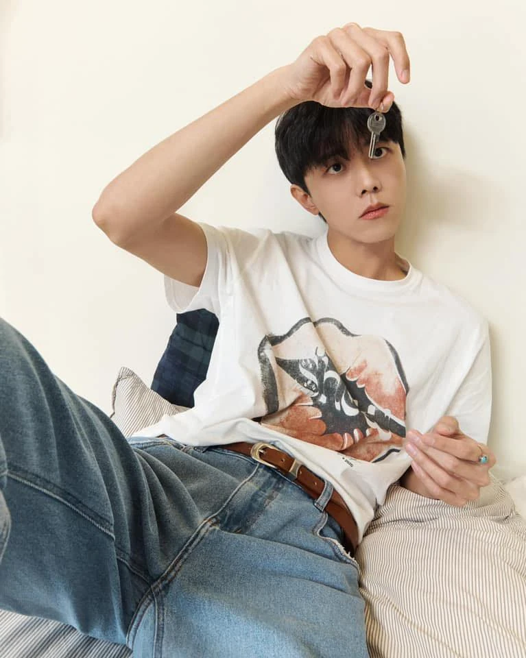 흰 티엔 워싱진이지👖 이미지2