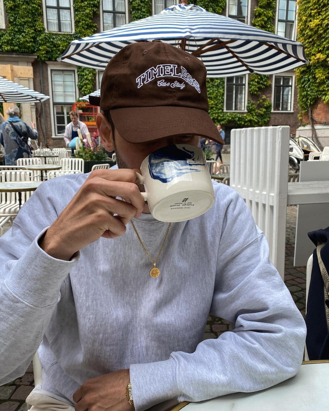 주말엔 편하게 스웻+캡🧢 이미지