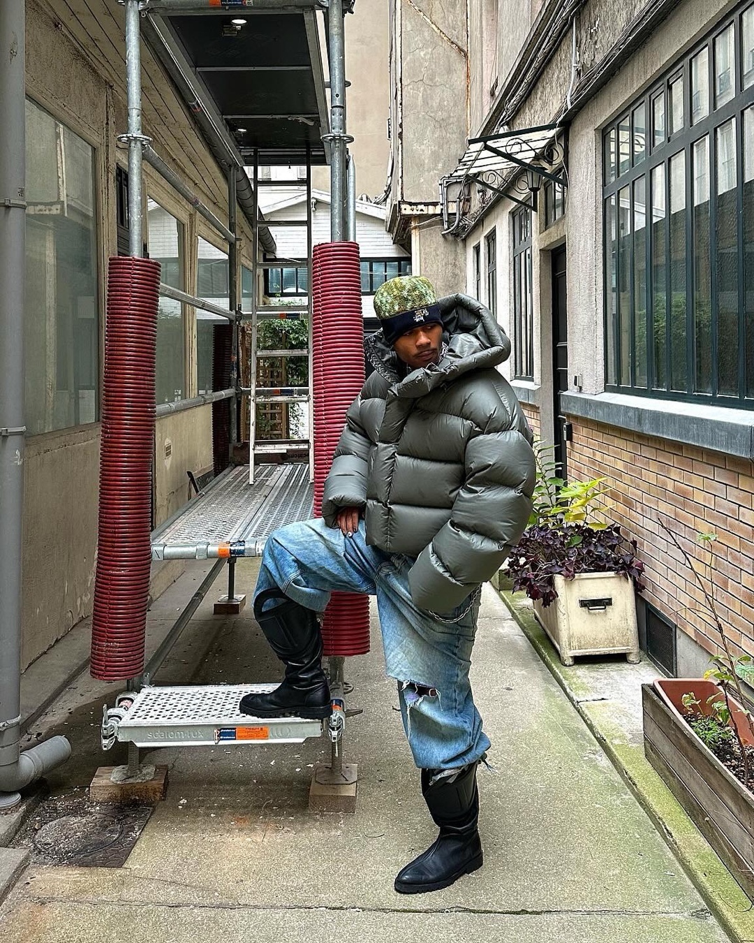 JN힙👢 텔파 로고 부츠Ⓣ​ 이미지