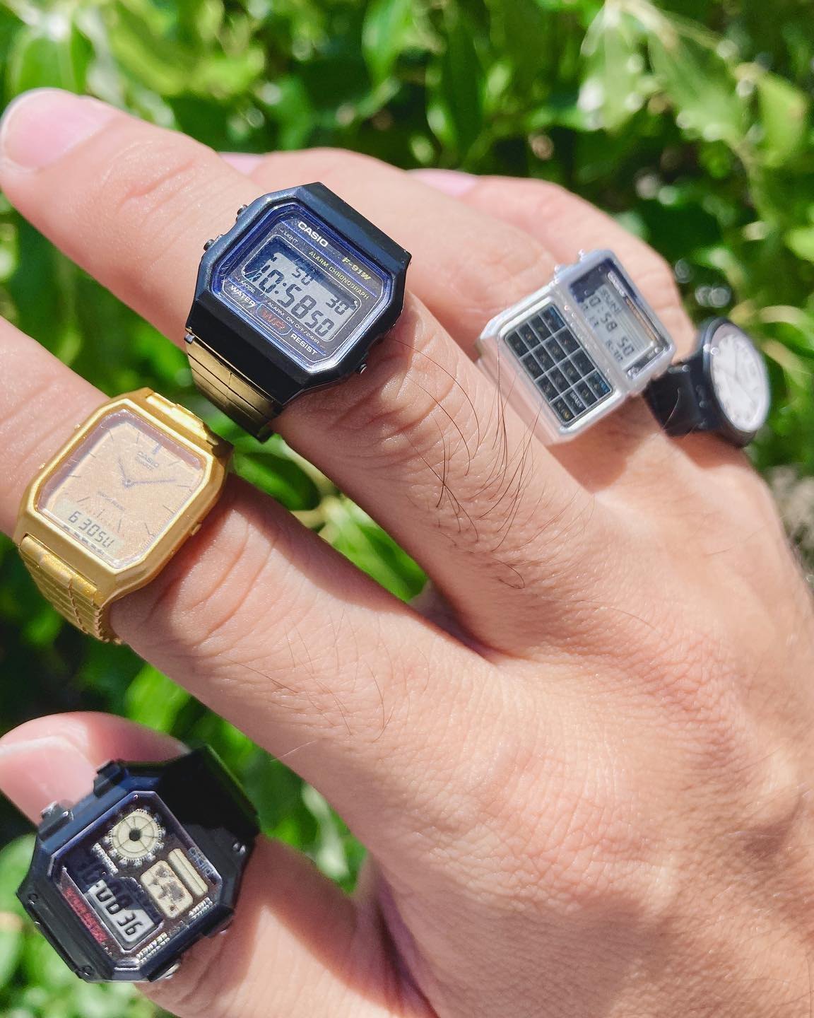 쓸데없이 뽐뿌오는 카시오 워치링⌚️💍 이미지1
