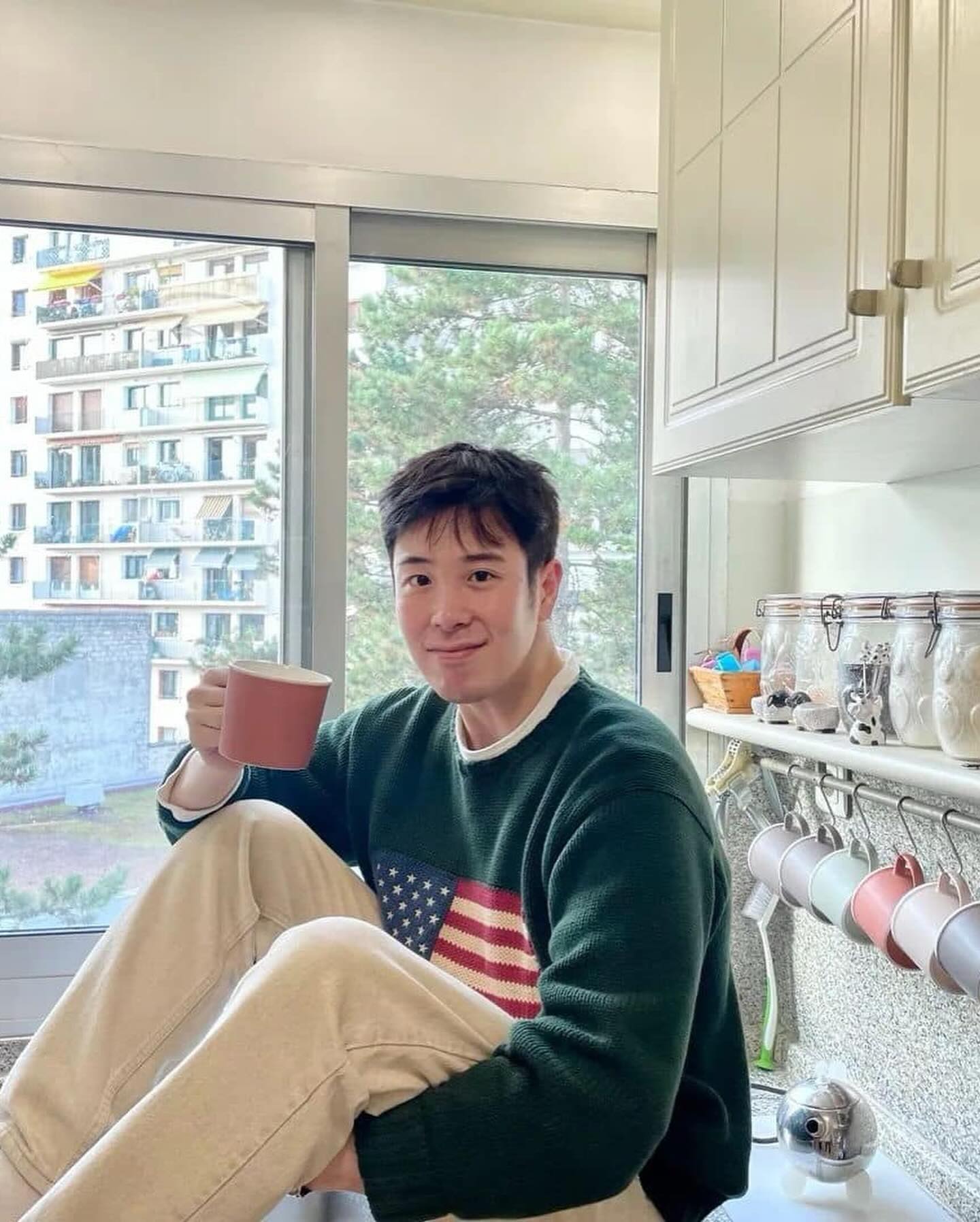 니트+셔츠 조합 장인 피오🧶👔 이미지6