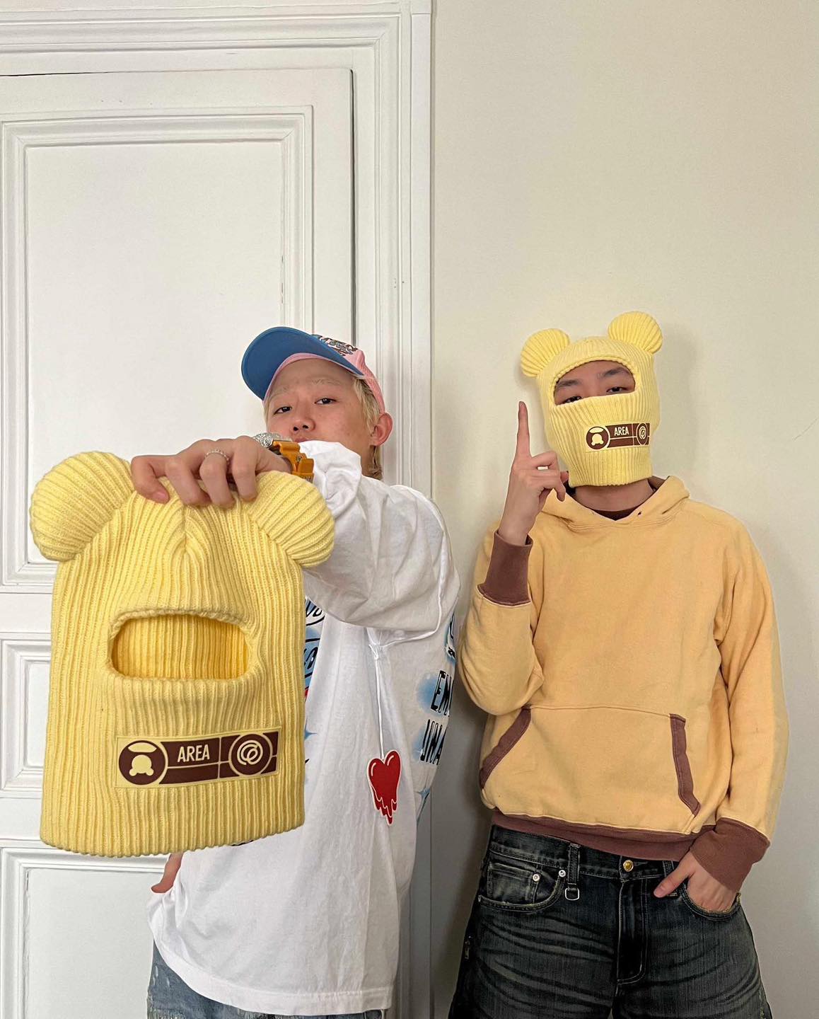 앳에어리어 마스크 비니🐻 이미지