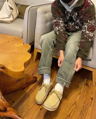 편안하게 패턴 플리스로🐑 이미지