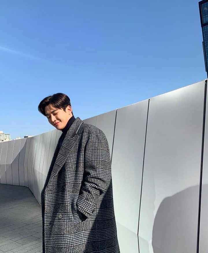 클래식+캐주얼 정석 체크코트🧥🌰​ 이미지