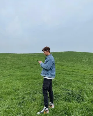 봄에 걸쳐주는 청자켓 코디👖 이미지