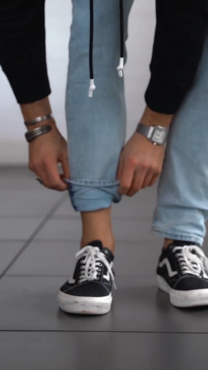 깔끔하게 청바지 밑단 접는 4가지 방법👖@저장📌 이미지