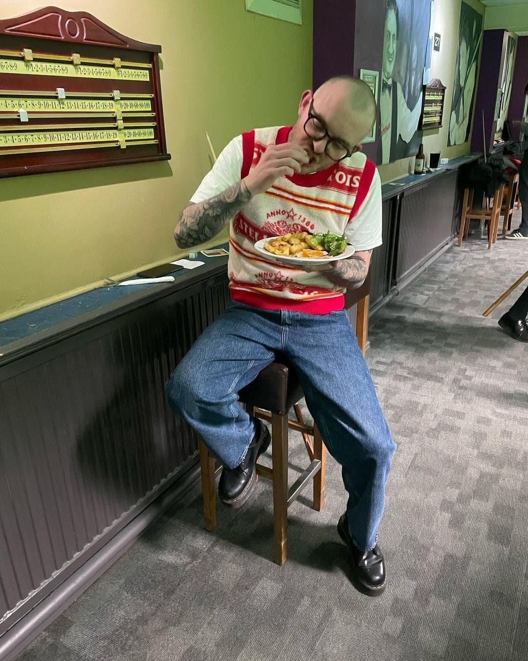 다양하게 활용하는 니트조끼🦺 이미지