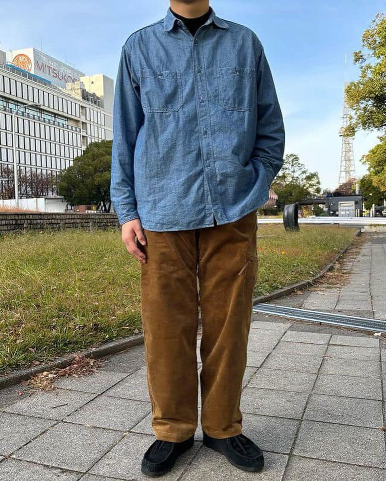 뜨~끈한 브라운 골덴바지🪵♨️ 이미지8