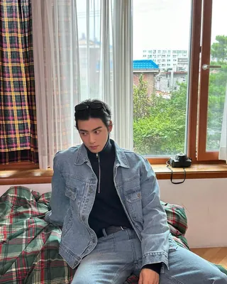 코디 성공율 100퍼 데님 셋업👖 이미지