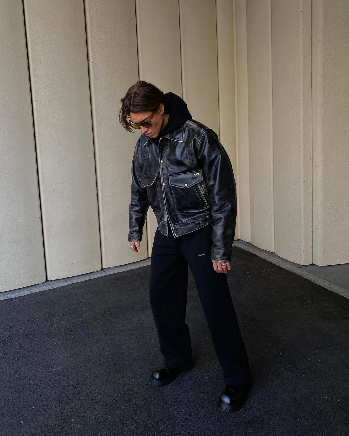 자켓품은 여유롭게 기장은 짧게✔️ 이미지