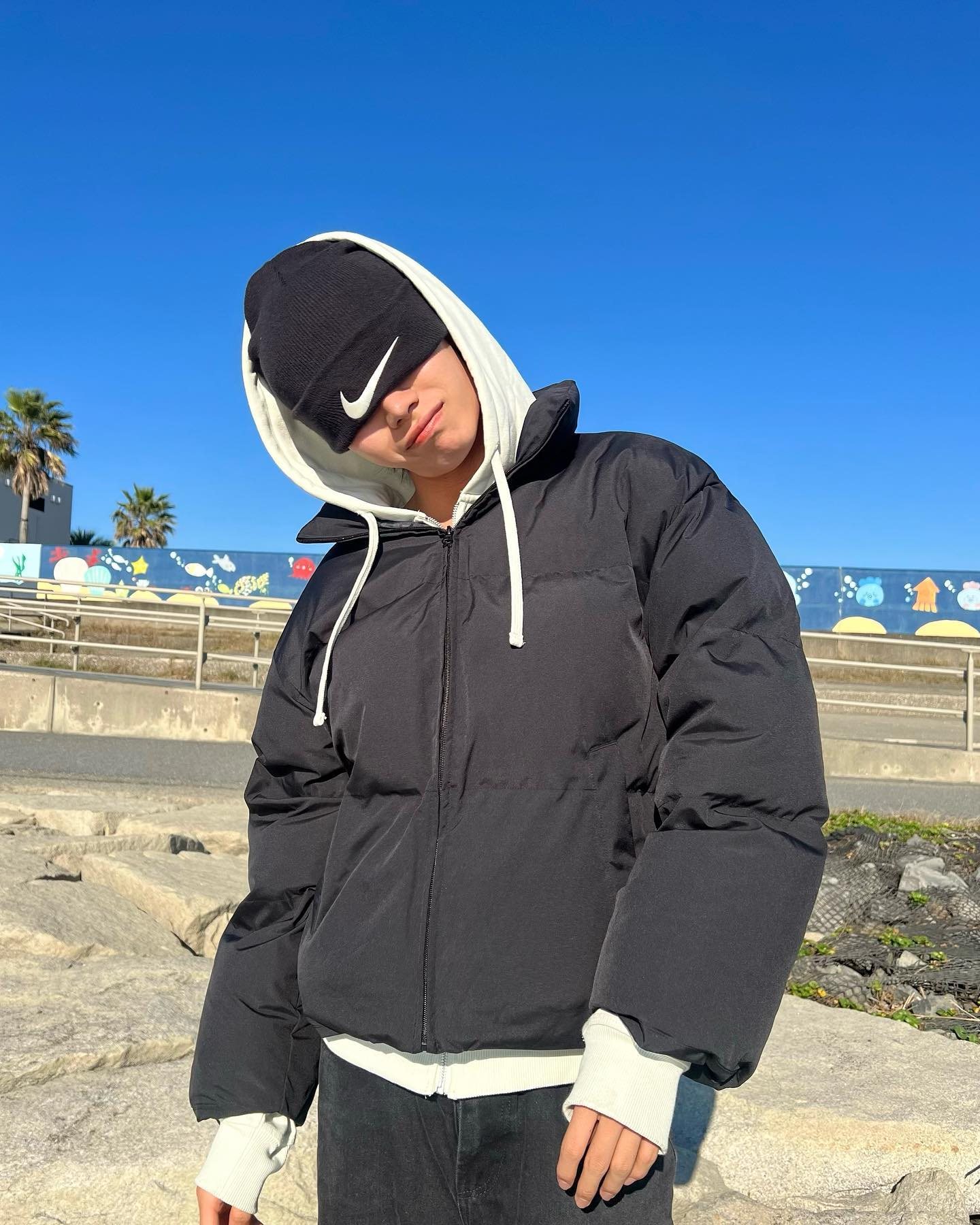 비니에 후드까지 걸쳐🥶 이미지4