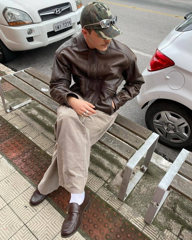 중무장용 브라운 레더🏈 이미지1