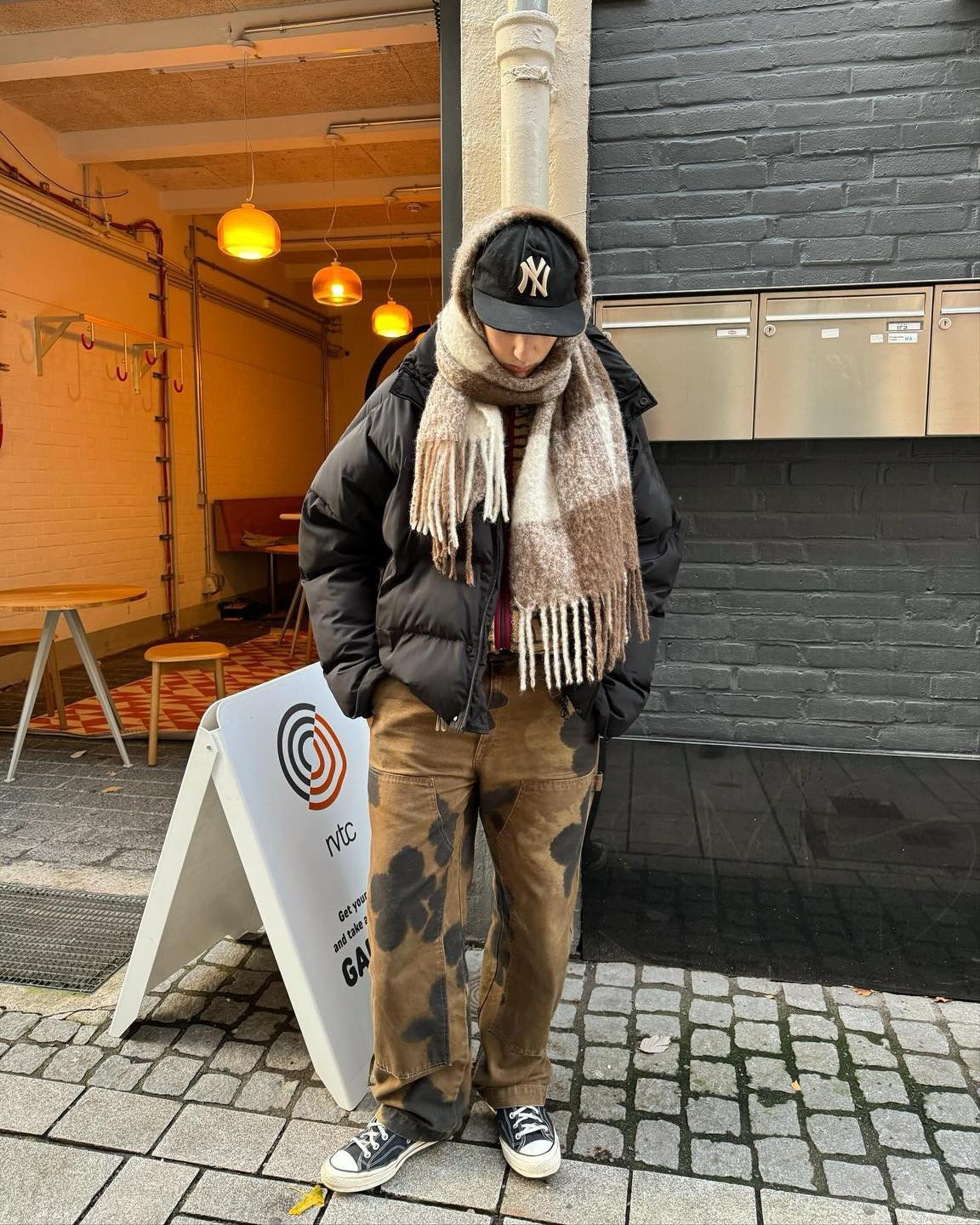 목도리 말고 옆도리💨 이미지