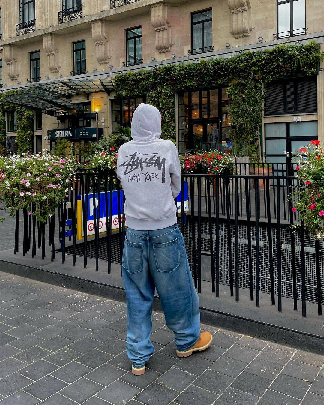 든든한 스투시 그레이 후디🖋 이미지