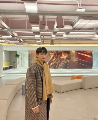 클래식+캐주얼 정석 체크코트🧥🌰​ 이미지