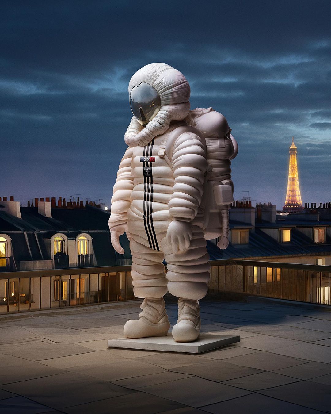 우주인 무드🧑‍🚀🚀몽클레어X아디다스 이미지