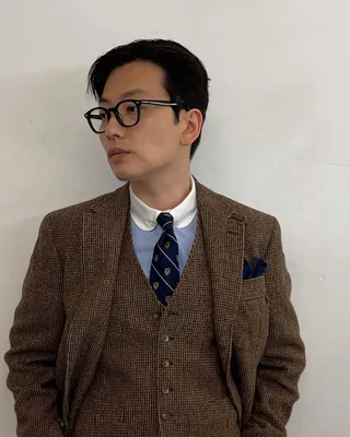 가을엔 체크 블레이저 고🍂😎 이미지