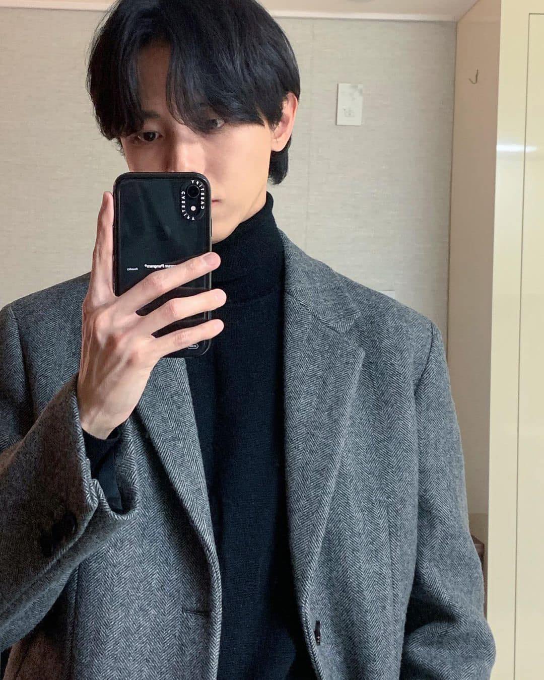 남성미 강조하는 검정 목폴라🧔🏻♂️ 이미지5