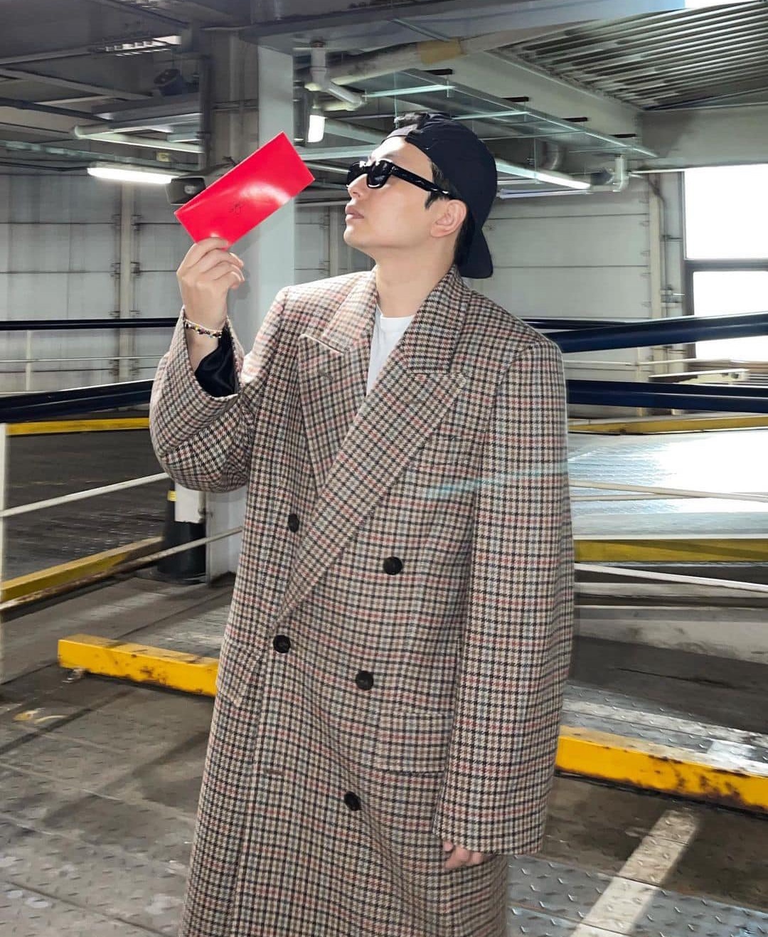 클래식+캐주얼 정석 체크코트🧥🌰​ 이미지