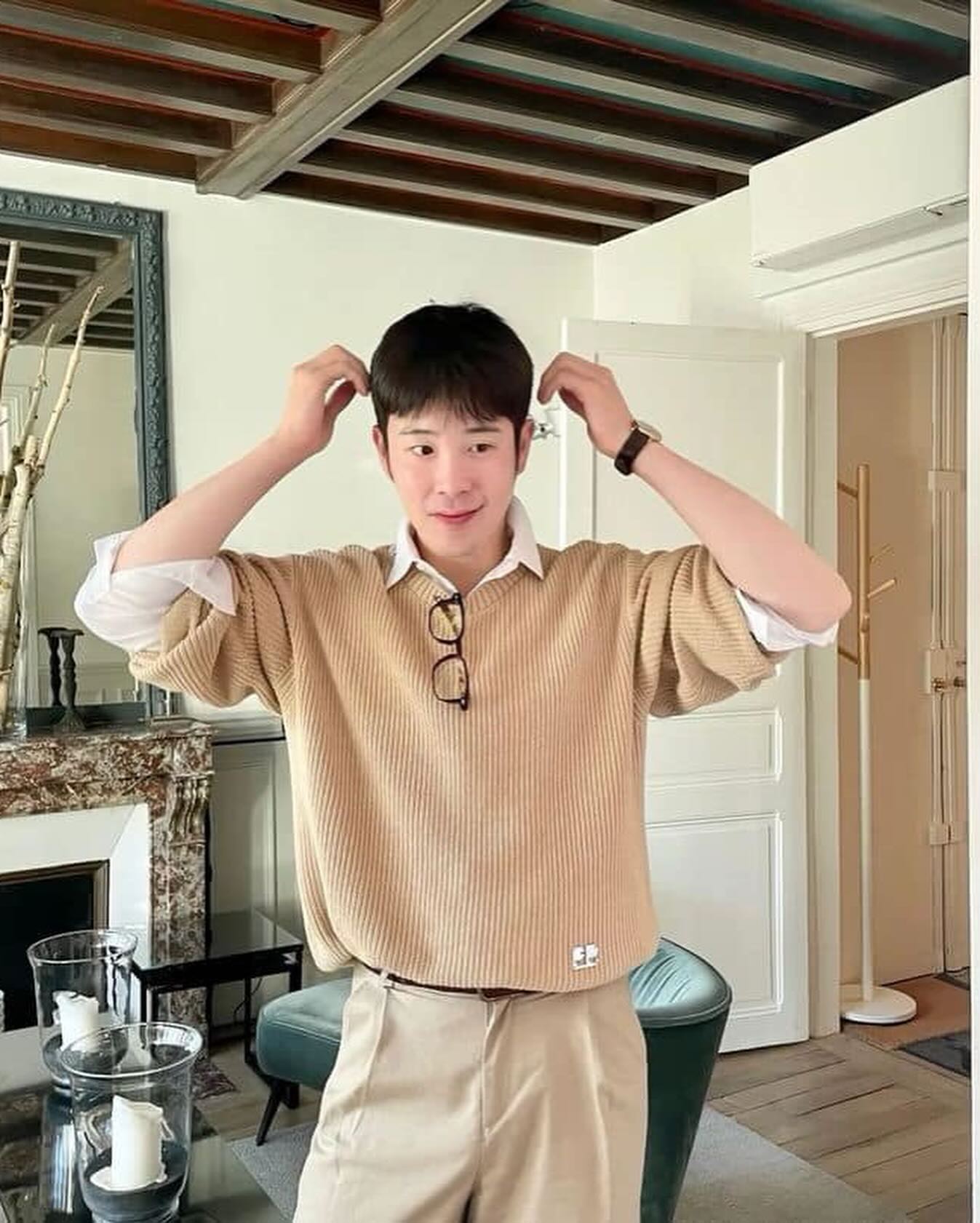 니트+셔츠 조합 장인 피오🧶👔 이미지8