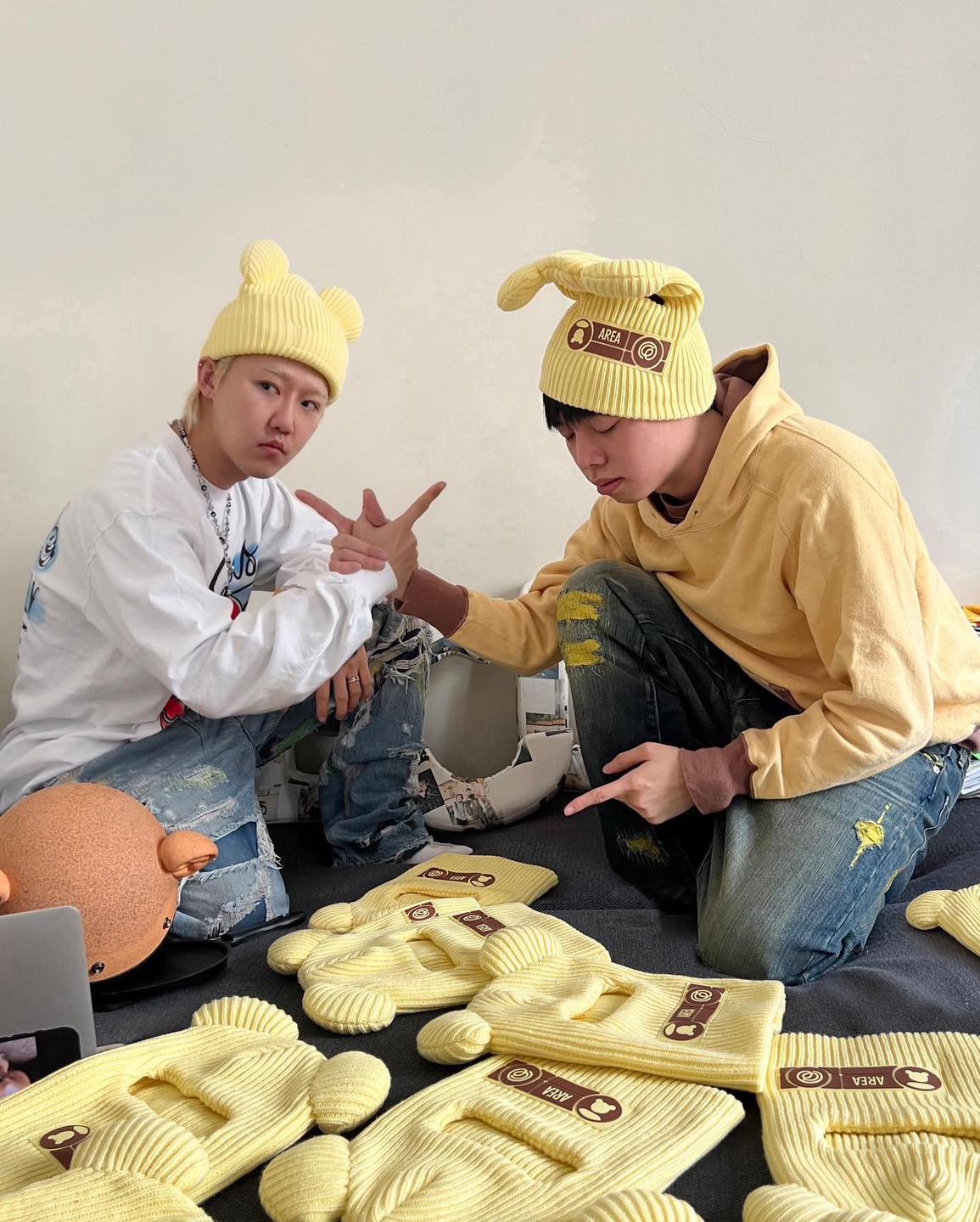 앳에어리어 마스크 비니🐻 이미지2