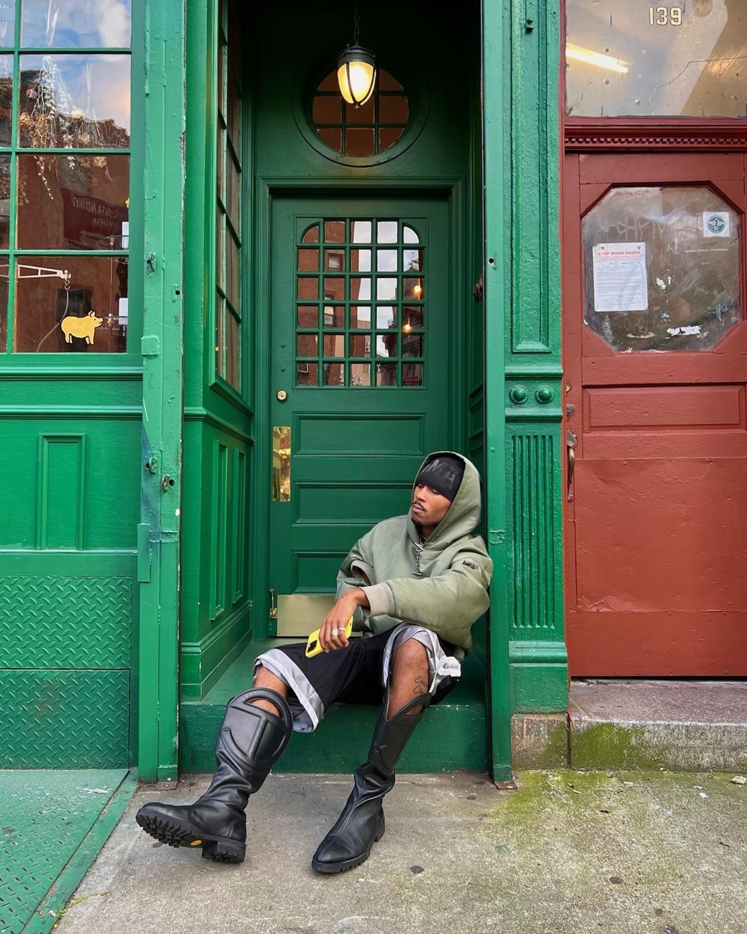 JN힙👢 텔파 로고 부츠Ⓣ​ 이미지5