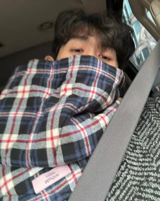목도리로 패션센스🆙 이미지