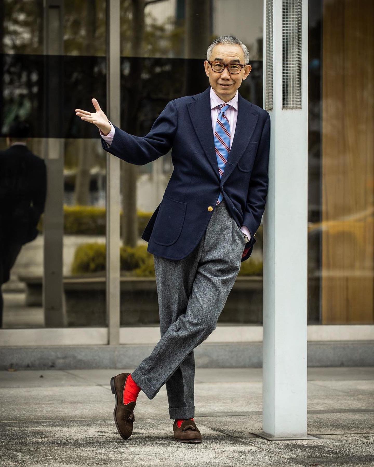 나이가 들어도 깔끔한 프레피룩 👔🎩 이미지