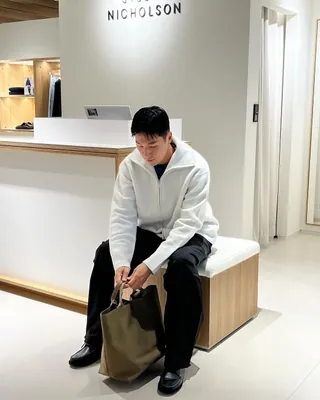 코디 용이한 니트 집업🧶 이미지