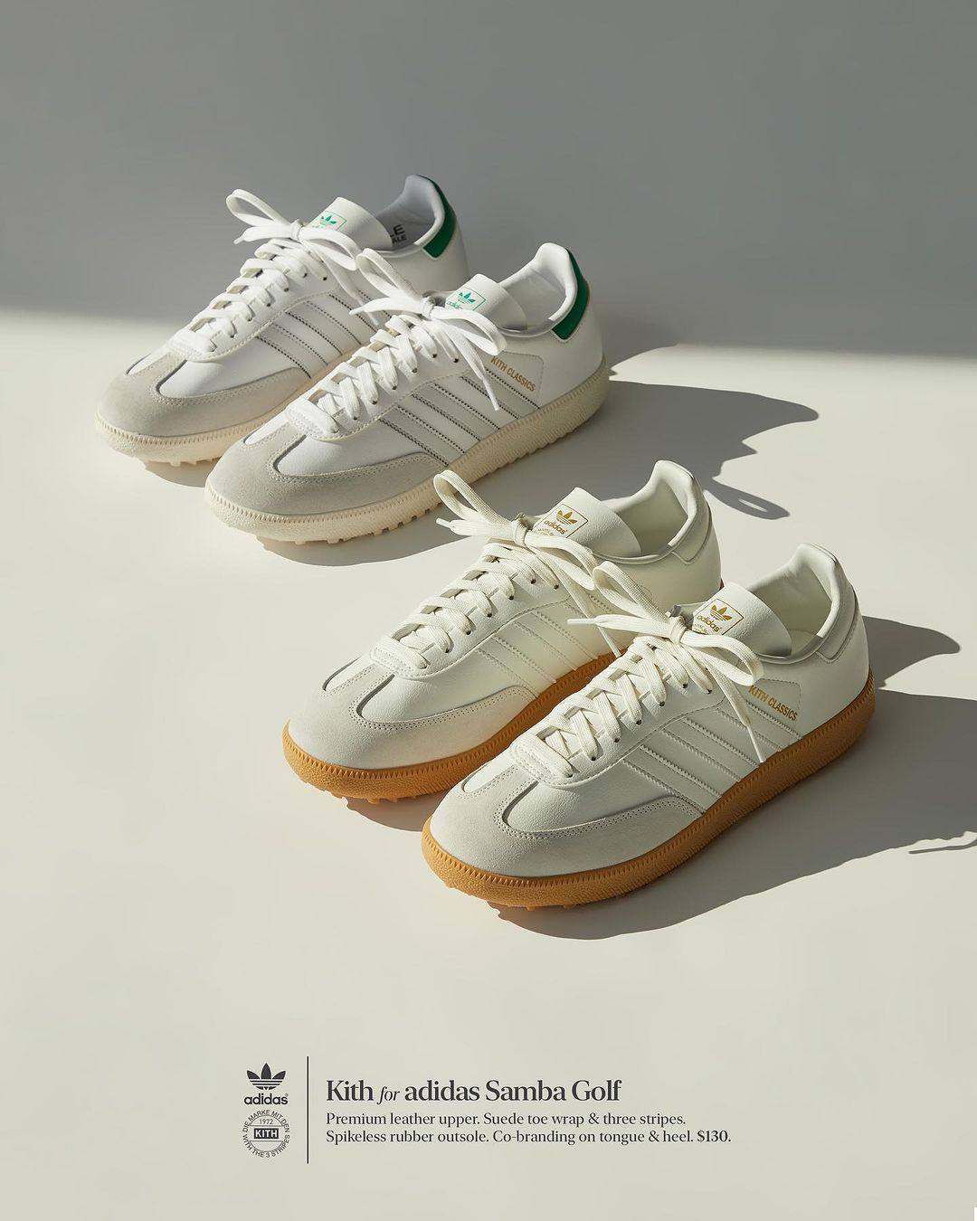 KITH X 아디다스 삼바 골프 ⛳️ 색감 👍 이미지2