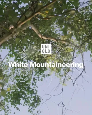 유니클로와 화이트 마운티니어링(White Mountaineering)의 두 번째 만남🏔️🤝🏻 #광고 이미지