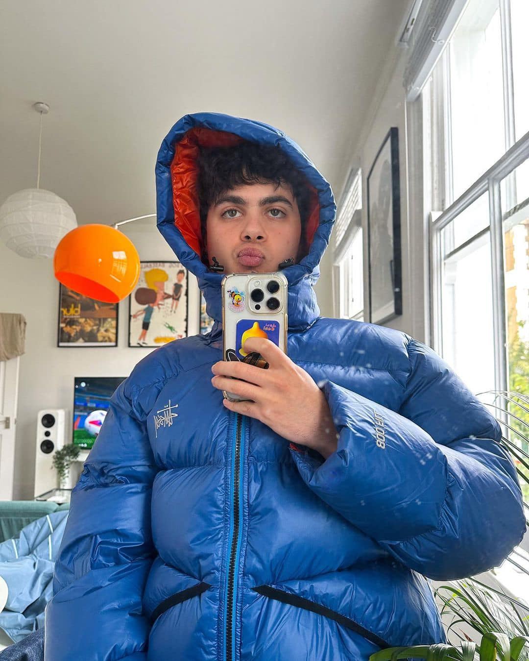 스투시 패딩으로 겨울 버티기⛄️❄️ 이미지