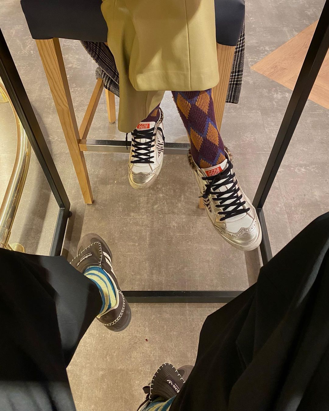 양말에 아가일 패턴 심기♦️ 이미지2