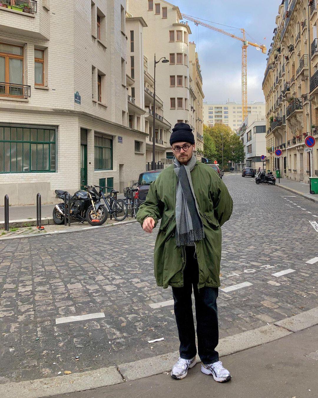 야상 맛있게 코디하는 형들 참고👀 이미지