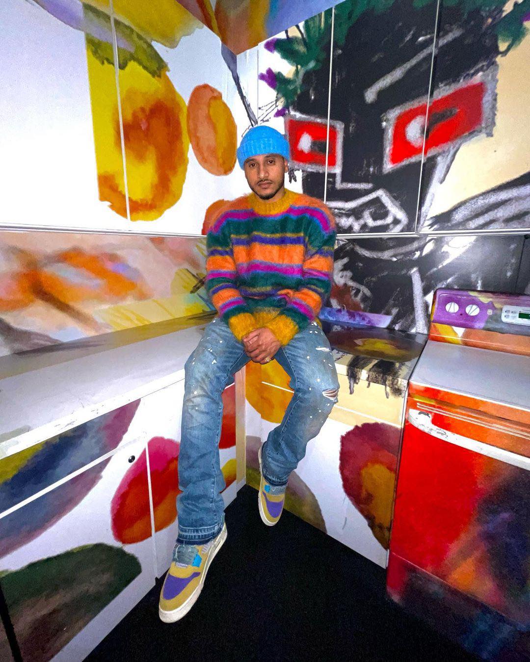 마르니의 알록달록 모헤어 니트🦊 이미지5