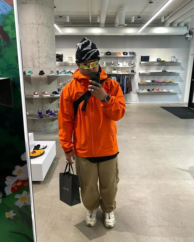 살로몬과 카고팬츠 찰떡궁합⛰️🥾 이미지2