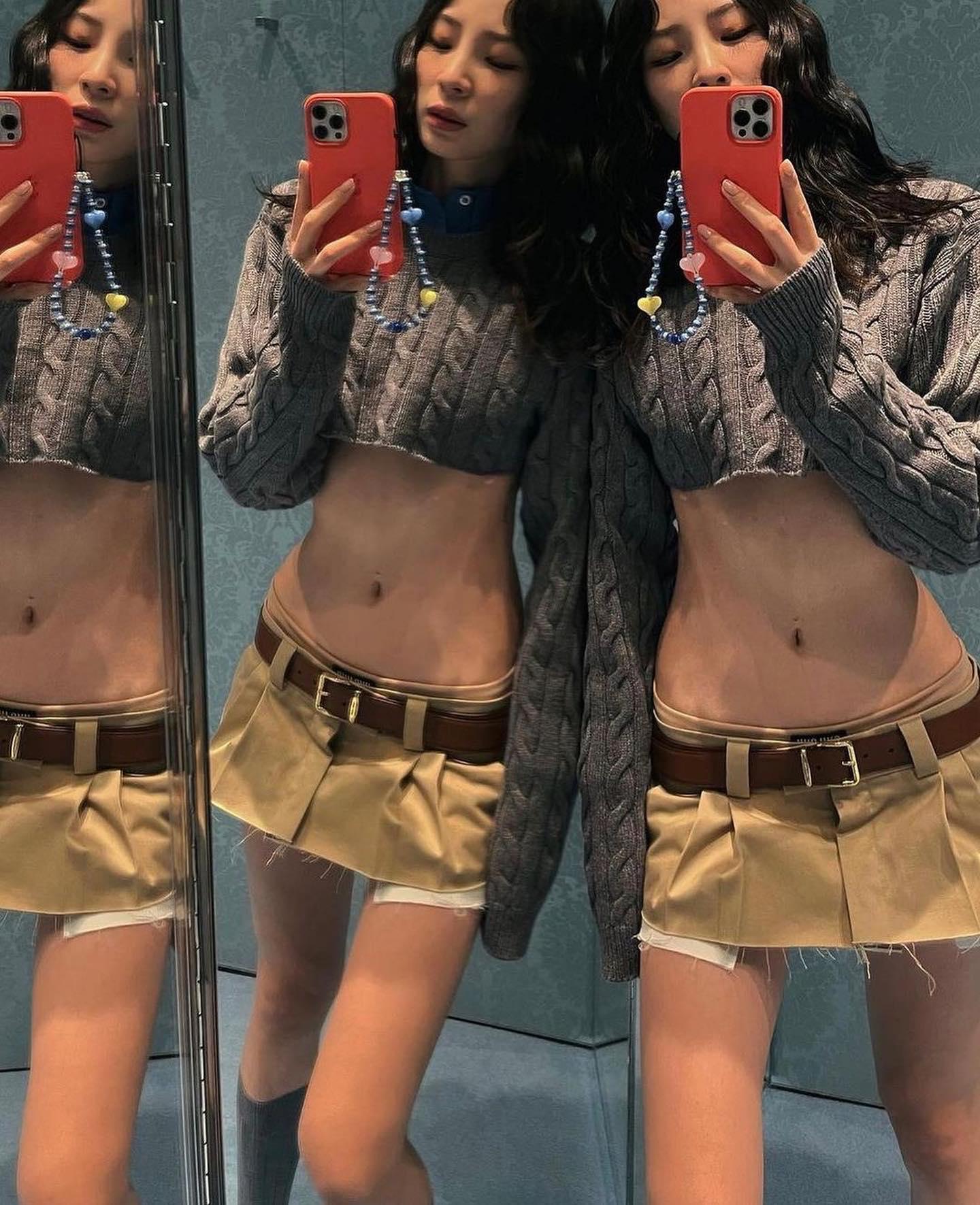 진짜 유행같아🥋🤎로우웨이스트 이미지