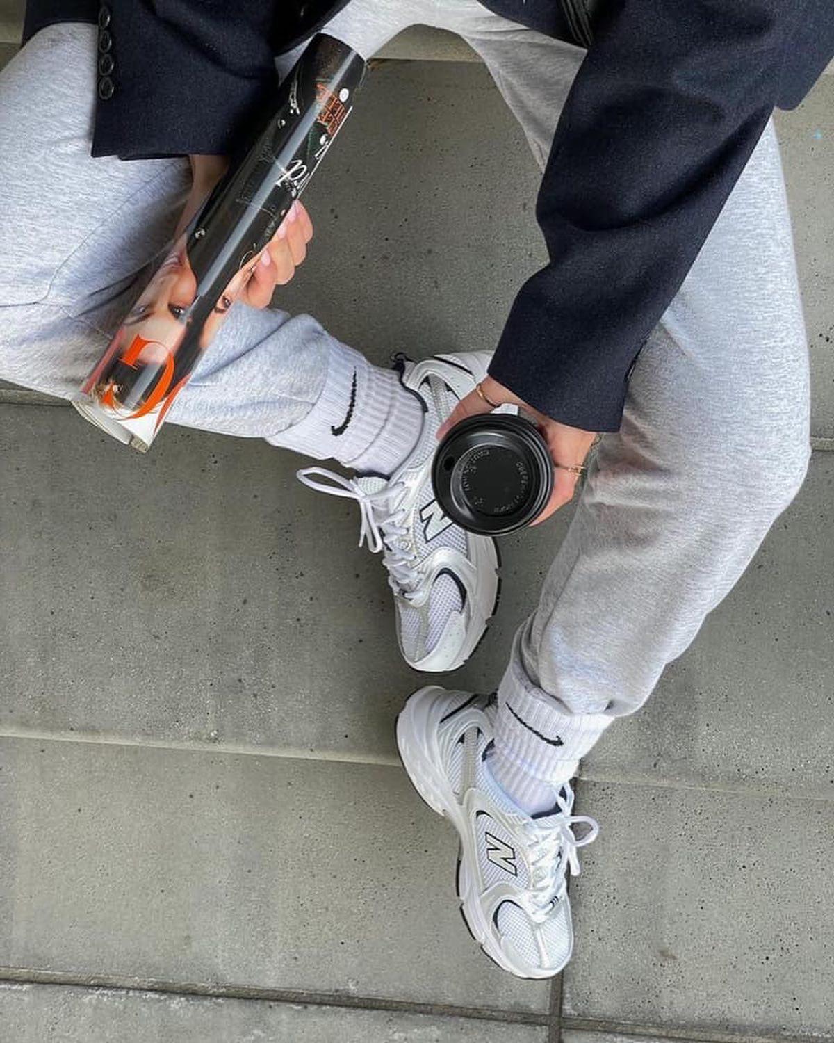 요즘 이거🥺🤍💙뉴발530 이미지3