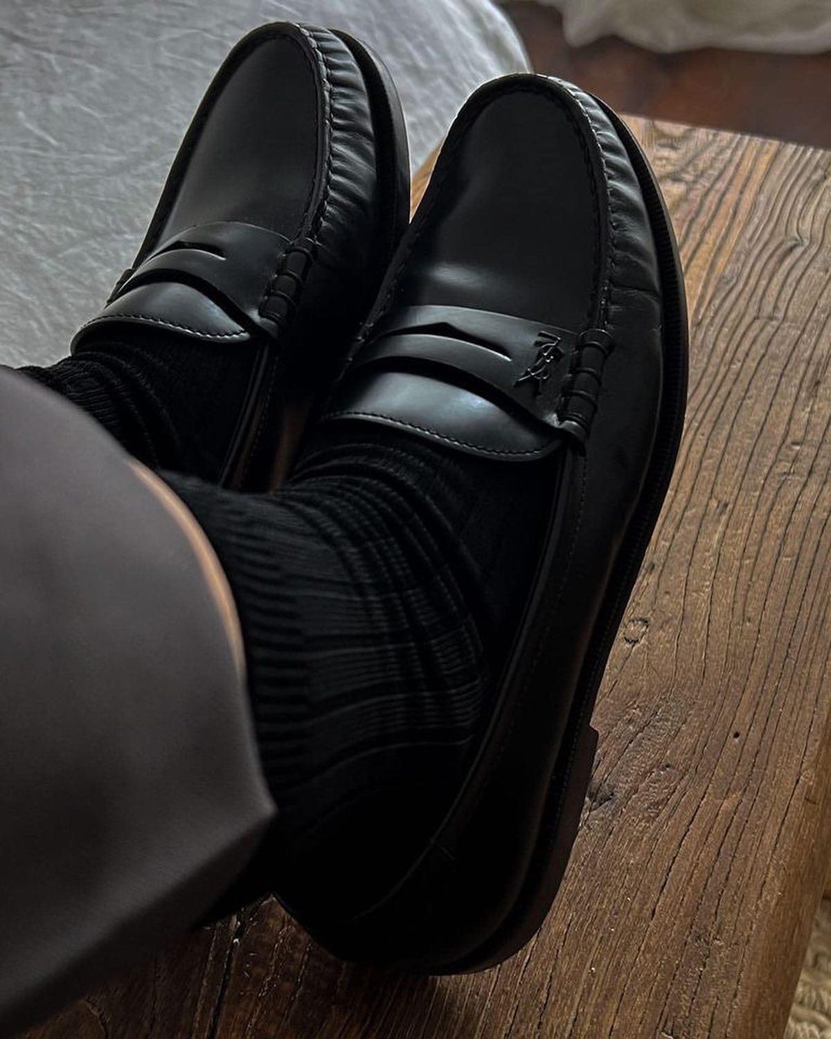 고급진 생로랑 로고 로퍼👞🤍 이미지5