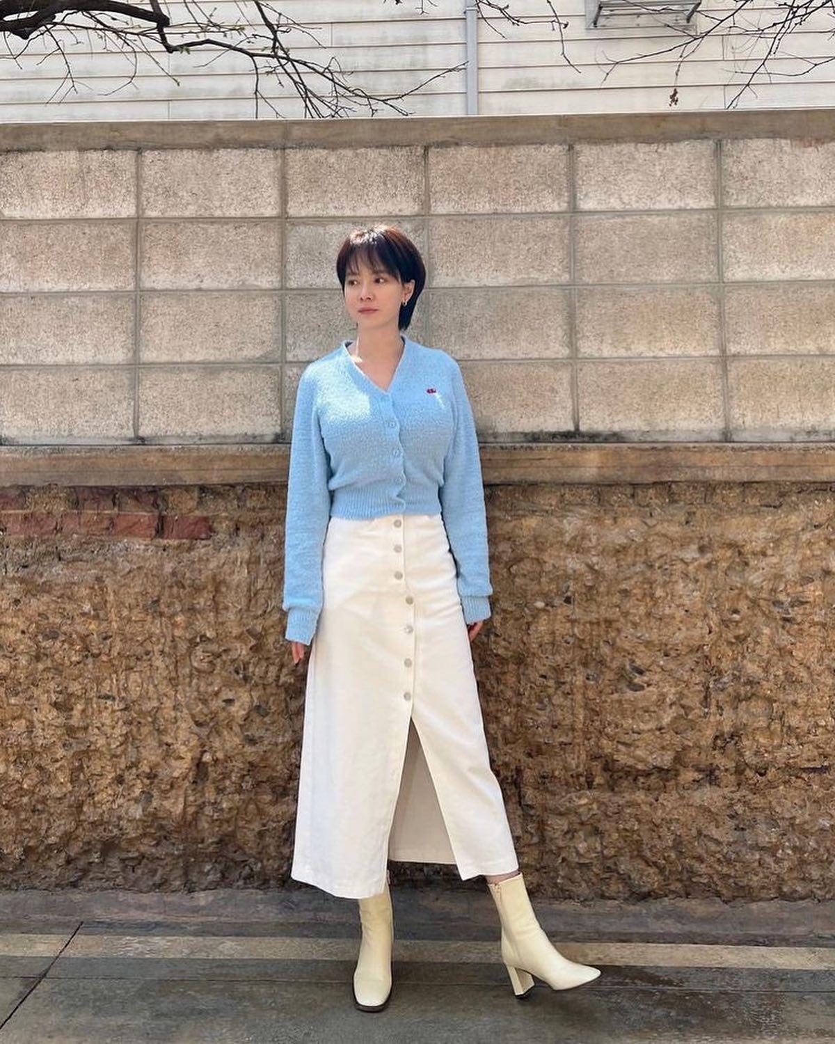 요즘 느낌있는 지효언니 델룩🧐💙 이미지2