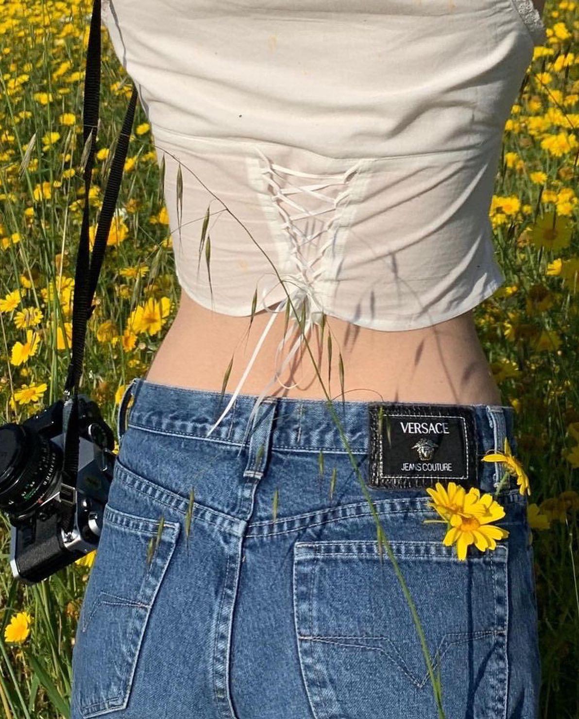 데님팬츠 묘미는 레더 패치지📜💙 이미지4