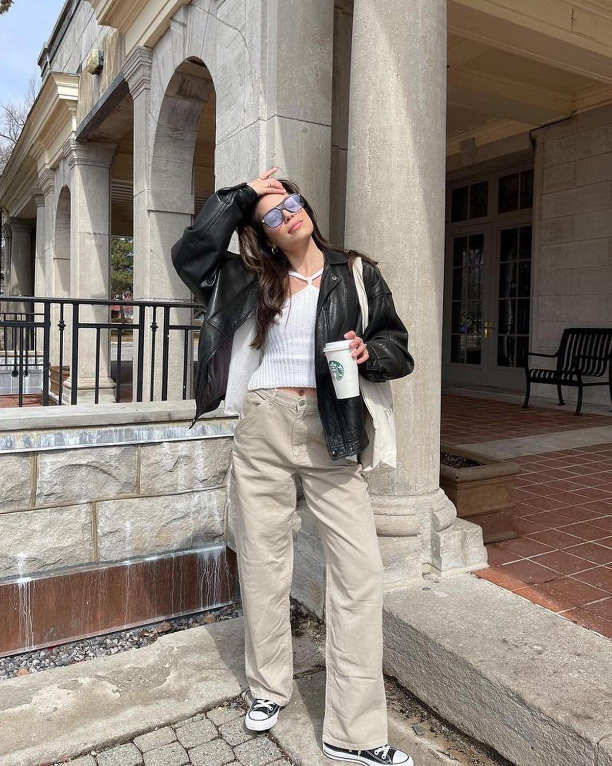 더 더워지기 전에 가죽자켓 입자🖤 이미지4