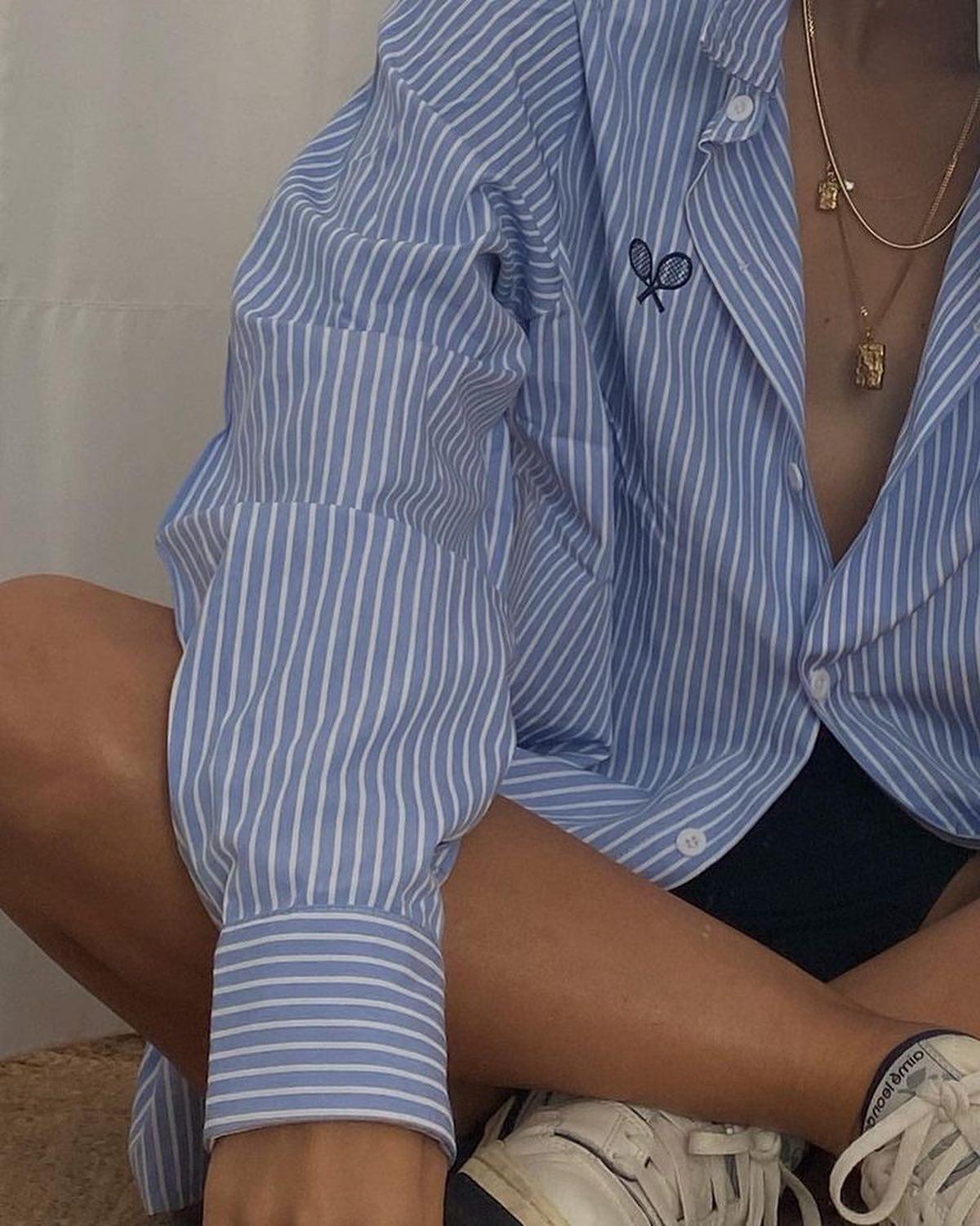클래식한 블루 스트라이프 👔💙 이미지2
