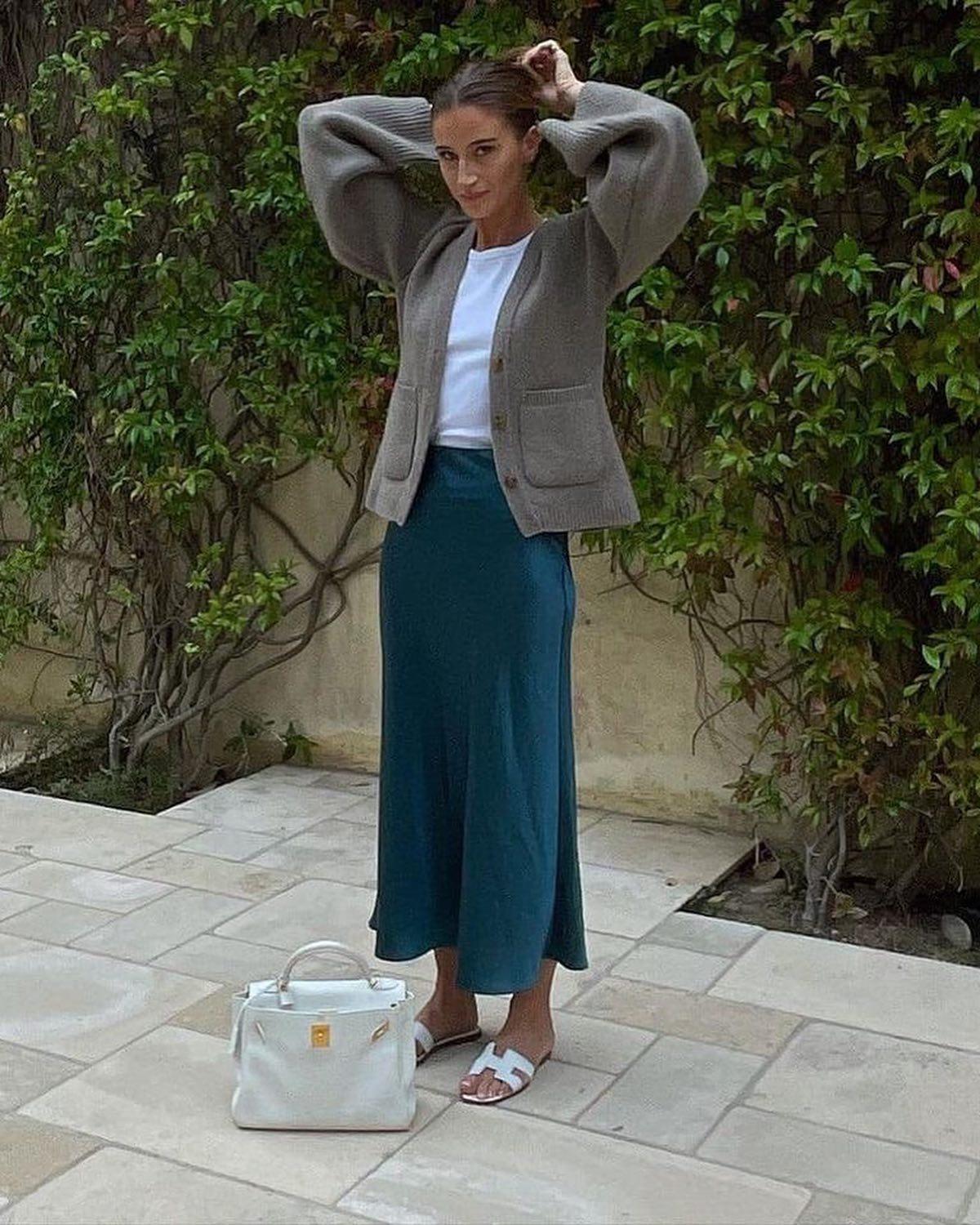 롱스커트 코디 참고해👗💖 이미지2