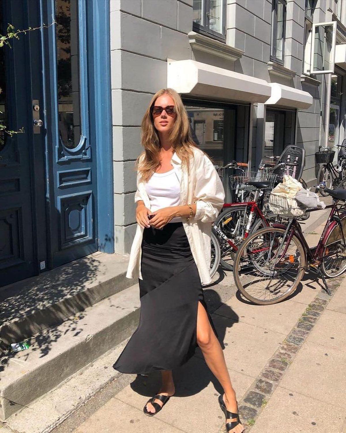 롱스커트 코디 참고해👗💖 이미지6